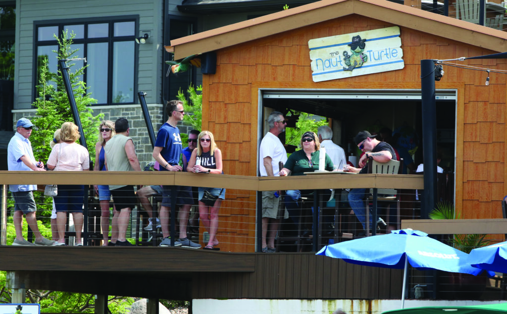 Area visitors stopped in for dinner and drinks at the Nauti Turtle.