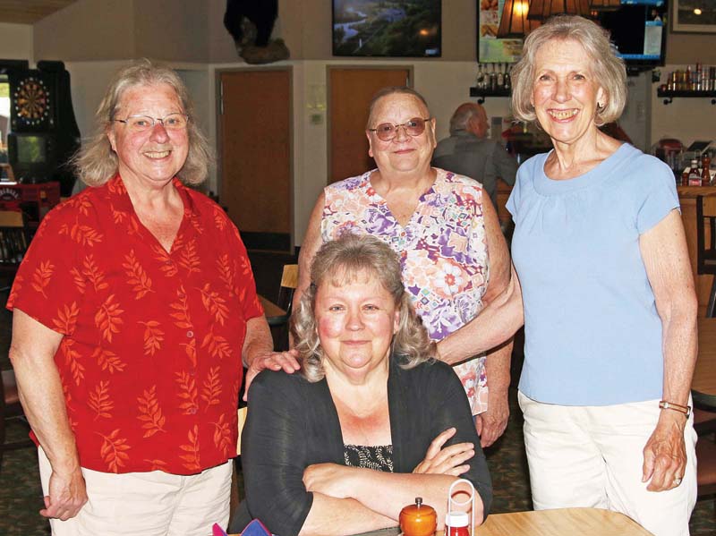 These lovely ladies, Sandie, Mary, Pam and Susan were out for lunch together in Iola.