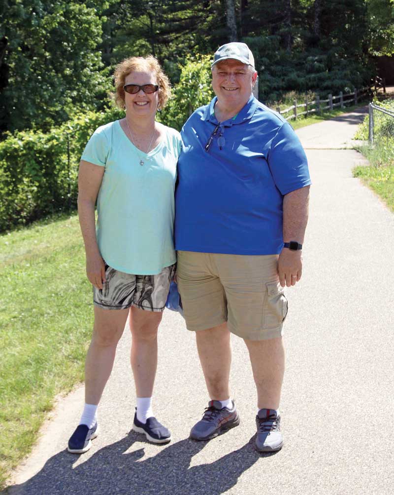Mary and Jim Robertson were out for a walk at Hartman Creek State Park.