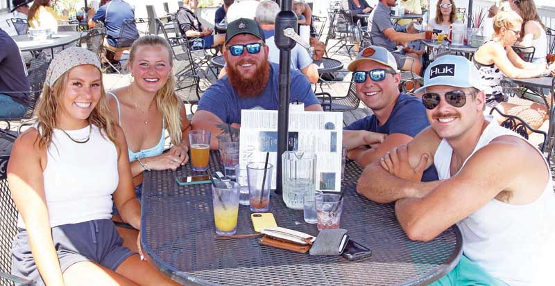 Taylor Giefer, Jorja Rose Brennan, Brett DeGrave, Luke Joski and Noah Bartel were enjoying drinks togeher in Fremont.