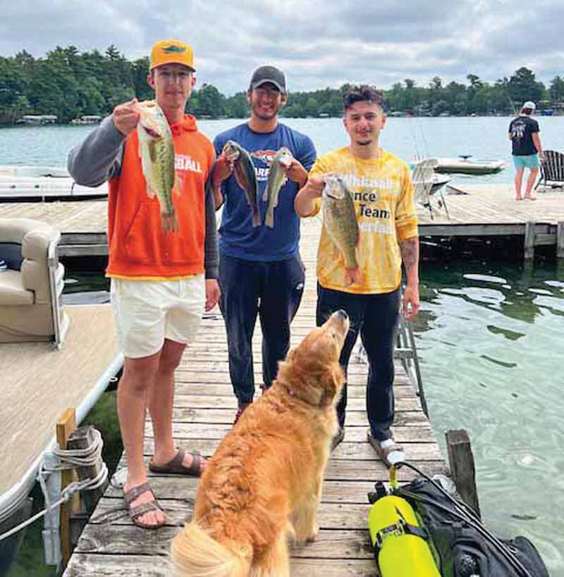 Andrew Zakula, David Gonzales, Jr., and Luis Gonzales caught these beauties on McCrossen Lake.