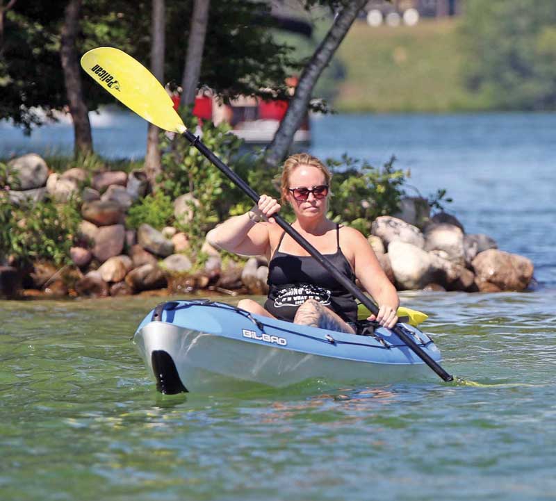 Kayaking on the Chain O’ Lakes. Waupaca Picture Post