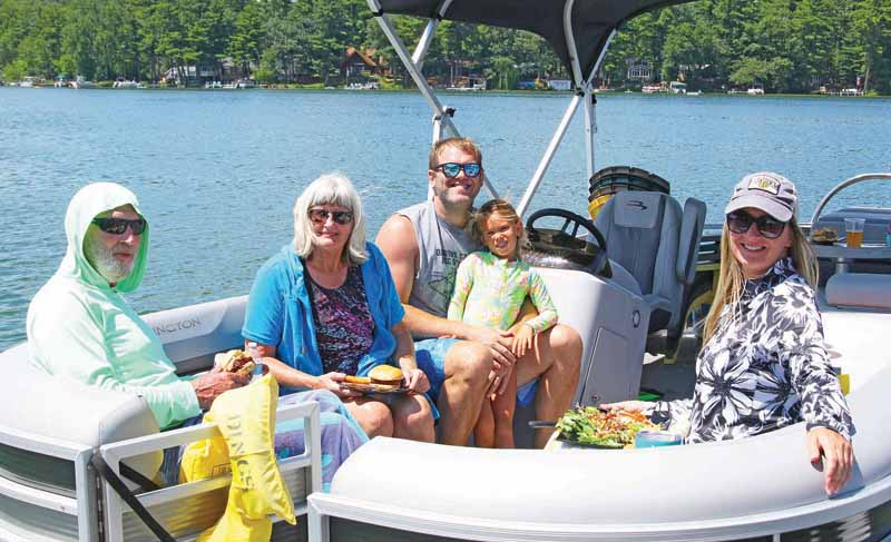The Wade family was enjoying a day on the Chain O’ Lakes.