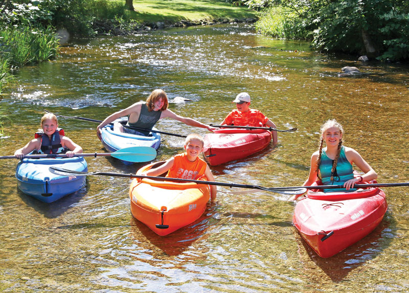 This group was headed down the Crystal River for some summer fun.