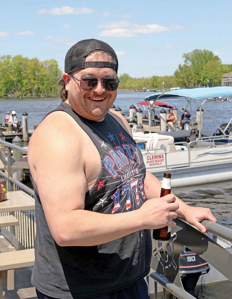 Michael Filpi was getting ready to hit the water for some White Bass fishing.