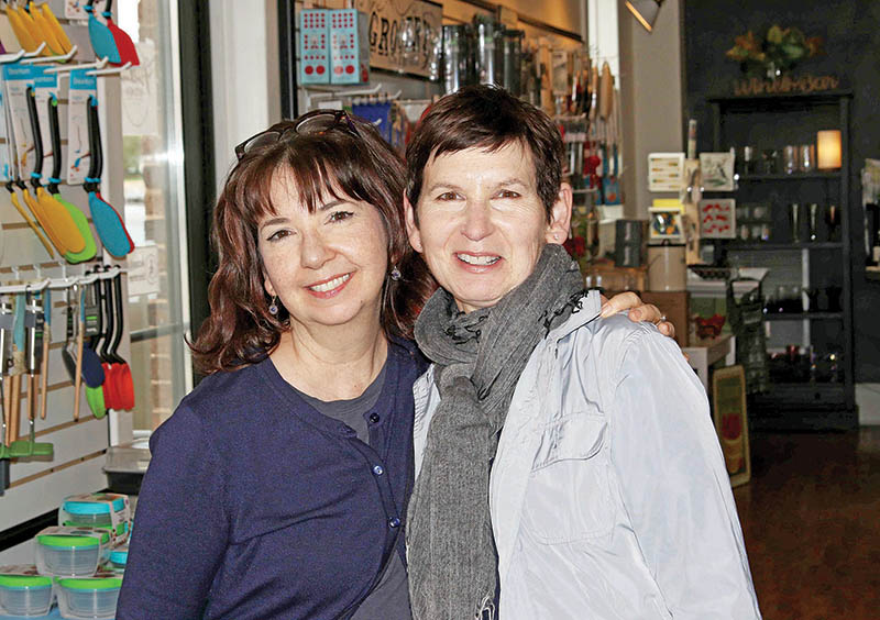 Sisters Natalie and Laura Canadeo came from Milwaukee to do some shopping in the Waupaca area.