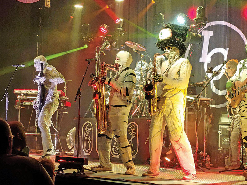 Here Come the Mummies were a hit at the Indian Crossing Casino.