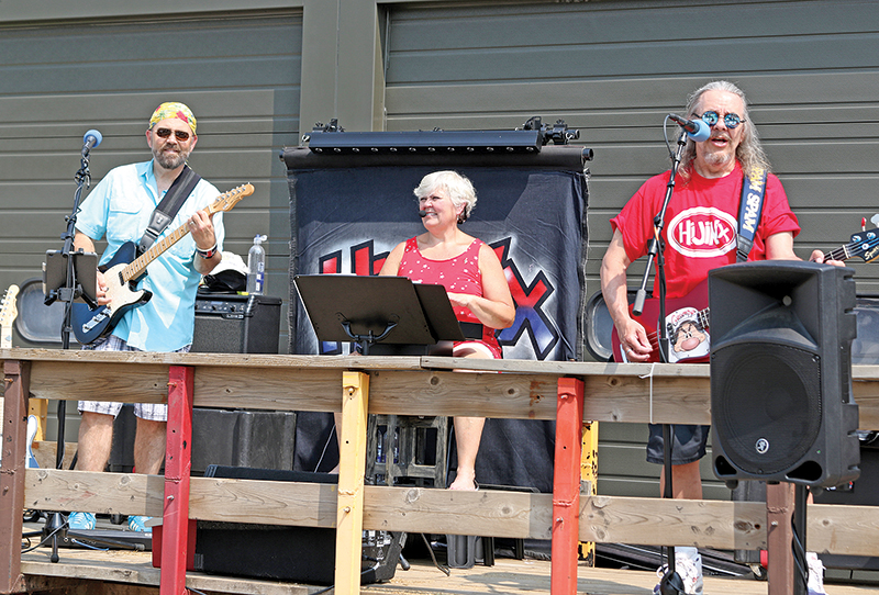 The band Hijinx entertained the crowd during Strawberry Fest.