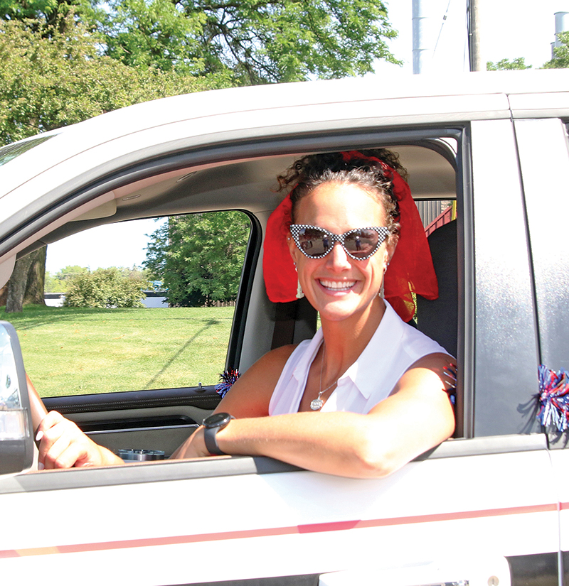 “Ali from Iola” made an appearance in the Waupaca parade.